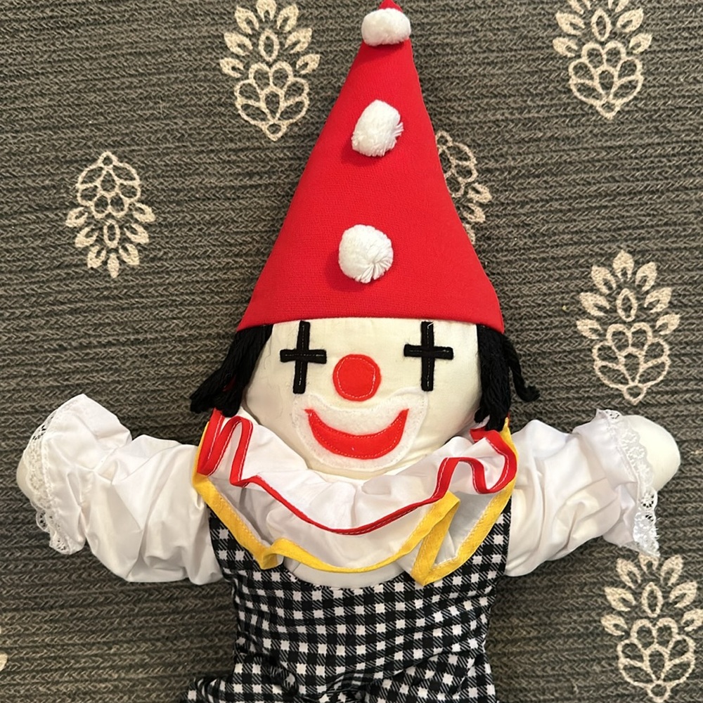 Colorful Clown Rag Doll - Picture 2 of 2